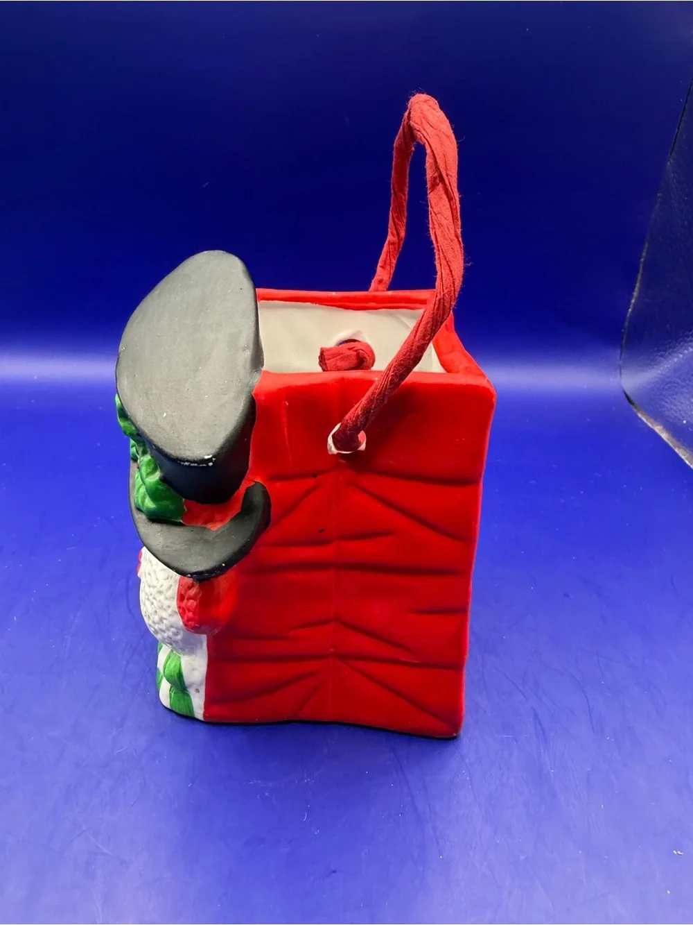 Ceramic Snowman Design Bag